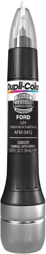 Vista 2 de Dupli-Color AFM0412 - 1 lápiz de pintura automotriz para retoque y reparación de rayones todo en 1 de coincidencia exacta. Color esmoquin negro