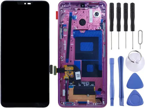 Vista 2 de Pantalla LCD para LG G7 ThinQ / G710 G710EM G710PM G710VMP digitalizador Asamblea completa con marco
