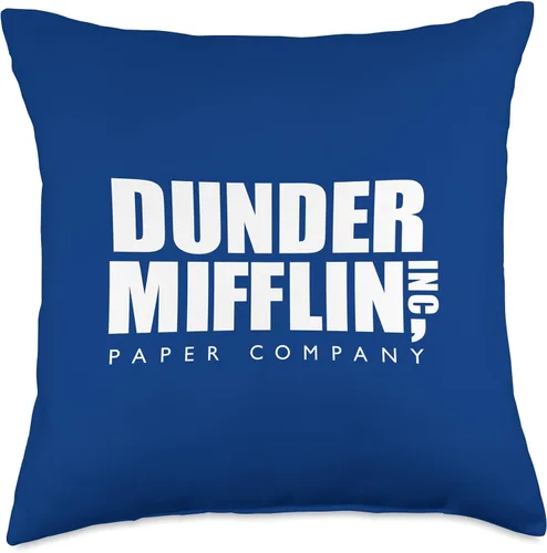 Vista 5 de NBC The Office Dunder Mifflin - Cojín (16.0 x 16.0 in), multicolor