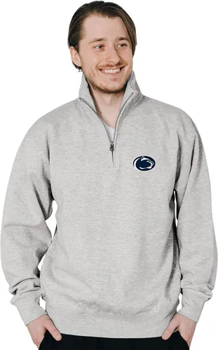 Vista 170 de Blue 84 Sudadera con cremallera de un cuarto para hombre de la NCAA