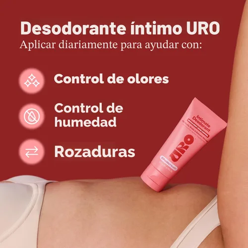 Vista 2 de O Positiv URO - Crema desodorante íntima para todo el cuerpo, probada por dermatólogos, hipoalergénica, no irritante, sin aluminio, sin perfume, se