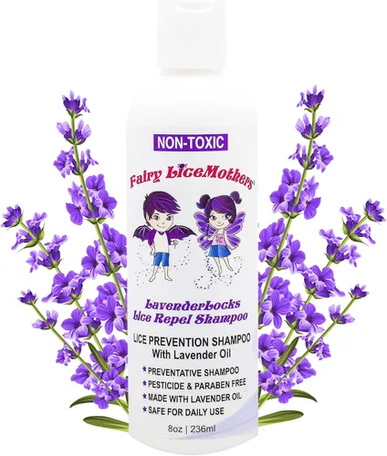 Vista 9 de Fairy LiceMothers LavenderLocks - Acondicionador de prevención de piojos – Acondicionador de aceite de lavanda para eliminación de piojos familiares