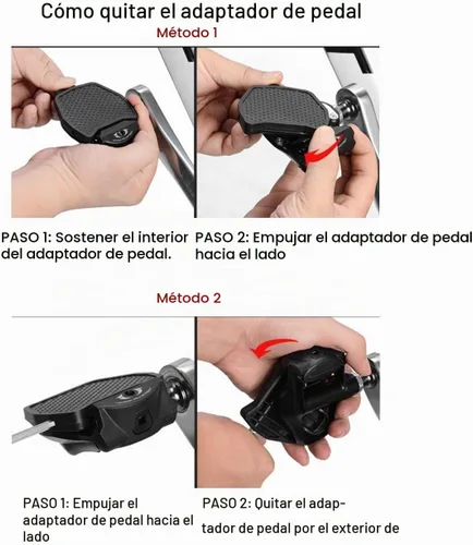 Vista 2 de Thinvik Adaptadores de pedal sin clip de bicicleta para Look Keo Sprint/Classic/Max Carbon/Blade Carbon Ti Clipless Pedal Convertir a pedal