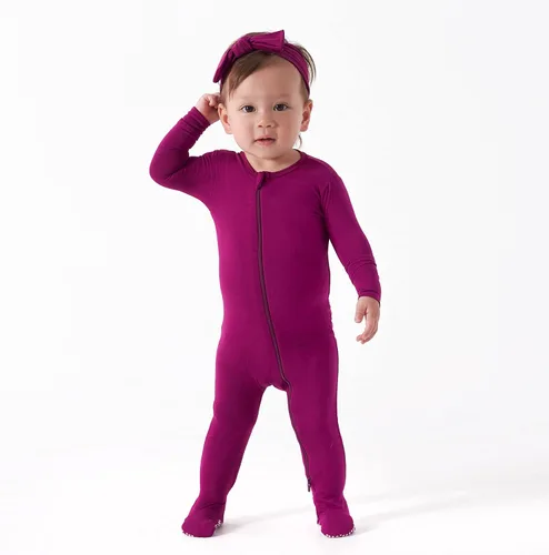Vista 2 de Gerber Unisex Baby Toddler Buttery-Soft Snug Fit Footed Pajamas with Viscose Made with Eucalyptus
