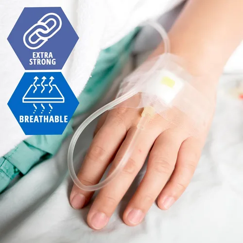 Vista 3 de MED PRIDE Cinta quirúrgica adhesiva hipoalergénica, paquete de 12 cintas médicas transpirables de primeros auxilios, sin látex y goma