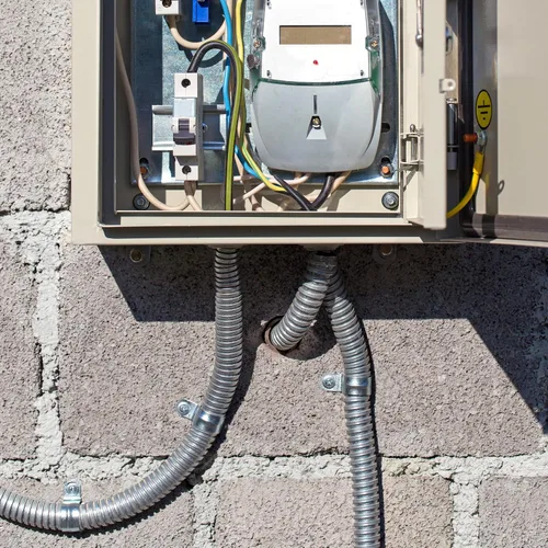 Vista 4 de Maxxima Conducto flexible de acero galvanizado de 1 pulgada x 25 pies, rollo eléctrico de 25 pies de Greenfield Greenfield Electrical, rollo de 25