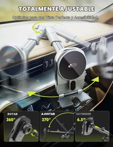 Vista 5 de Soporte extensible para teléfono de coche MagAlign por Bracketron