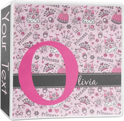 Vista 8 de Carpeta personalizada de 3 anillas Princess - 1 pulgada