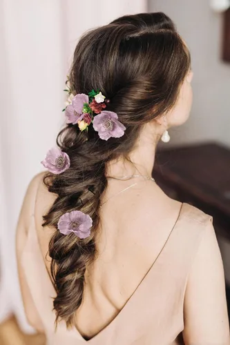 Vista 7 de IPOPU Flores de amapola rosadas, 8 unidades, flores artificiales de seda con tallos, arreglos florales de seda para centros de mesa de boda, centros
