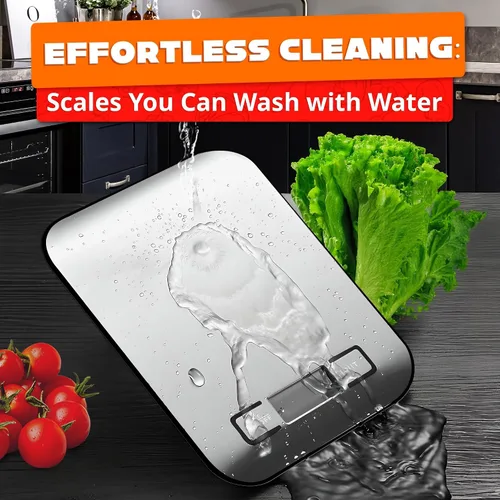 Vista 9 de Báscula de alimentos con sensor de 4 puntos – Báscula de cocina digital