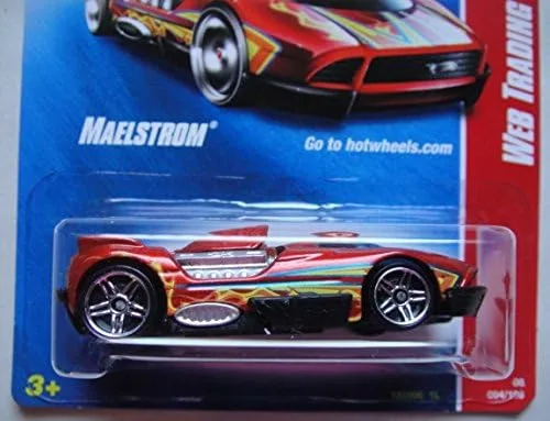 Vista 2 de Hot Wheels Coches comerciales web 18/24, vorágine naranja quemado 94/196