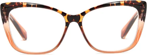 Vista 16 de Lentes de lectura de gran tamaño con diseño de ojo de gato para mujer, ligeros y grandes, lentes de moda para hombres, Paquete de 2 (negro+tortuga)