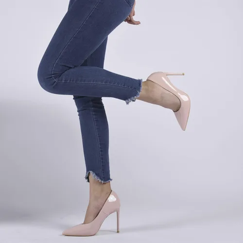 Vista 6 de Tacones altos para mujer, 3.94 pulgadas3.9 in, zapatos de tacón alto con puntera puntiaguda, zapatos de tacón alto para fiesta de noche