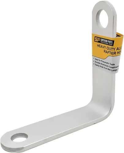 Vista 2 de Superior Parts GH4 - Gancho en forma de L (aluminio) para pistolas de clavos con conexión de aire NPT de 1/4" y 3/8