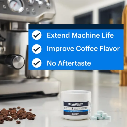Vista 9 de Essential Values - Pastillas de limpieza para máquina de café expreso (30 unidades), compatibles con Breville Barista Express, Gaggia, Delonghi