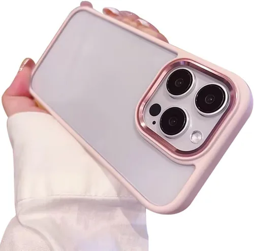 Vista 11 de kaitesi Funda transparente para iPhone 11 Pro, funda transparente con agujero para correa, dos tonos, color a prueba de golpes, marco de parachoques