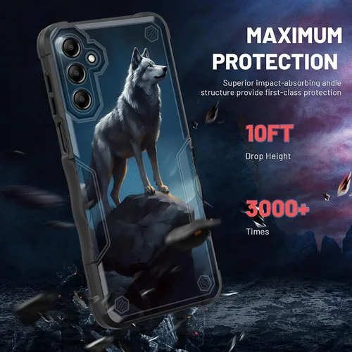 Vista 520 de Funda para Galaxy A14 5G, [Doble Capa][Protección contra Caídas de Grado Militar de 10 Pies] [Antideslizante] Funda Resistente a Prueba de Golpes