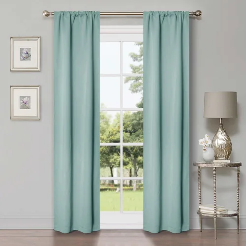 Vista 179 de Superior Cortinas Opacas, Oscurecimiento de Habitación, Dormitorio, Cortinas, Cocina, Acentos de Ventana de Sala de Estar, Bloqueo Solar, Térmico