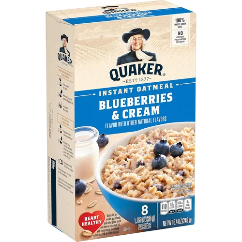 Vista 19 de Quaker Avena instantánea, proteína de azúcar morena de arce, 0.35 onzas de proteína, 12.6 onzas, paquete de 6