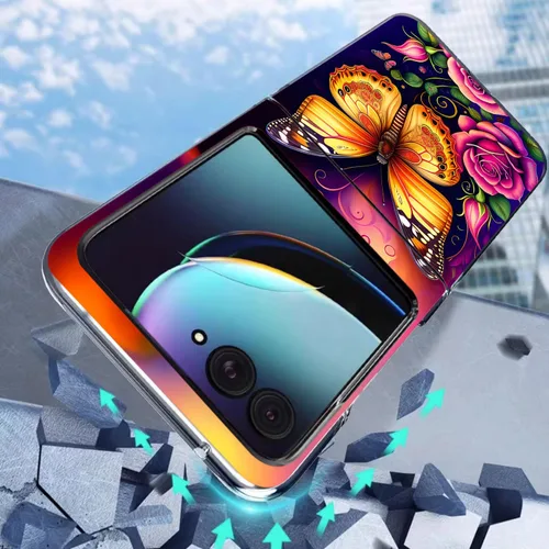 Vista 4 de Funda rígida para Motorola Razr Plus 2023, funda protectora sólida a prueba de golpes para Motorola Razr Plus/Razr+ 2023