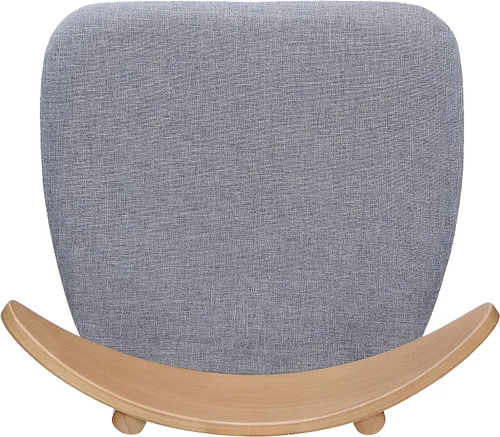 Vista 10 de GDFStudio Christopher Knight Home Barron - Sillas de comedor de tela con acabado de roble, juego de 2 piezas, gris y roble