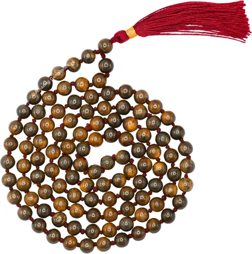 Vista 75 de Collar y Pulsera de Cuentas de Oración Japa Mala de Amazing Gemstone, 108 Cuentas para Meditación turquesa (African Turquoise)