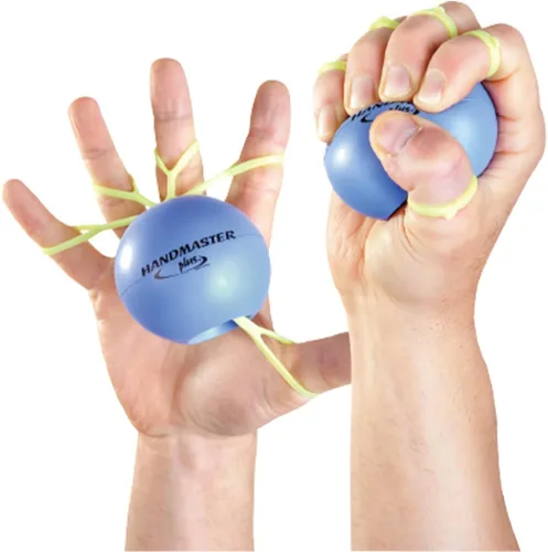 Vista 3 de Handmaster Plus Ejercitador de mano de terapia física – Ejercitador de antebrazo con bola de alivio de estrés – Pelotas de terapia de mano