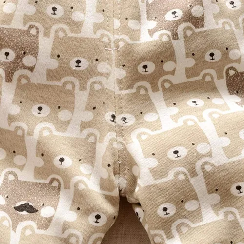 Vista 6 de Conjunto de ropa de otoño para bebés de 0 a 3 años de edad, con capucha de dibujos animados y pantalones