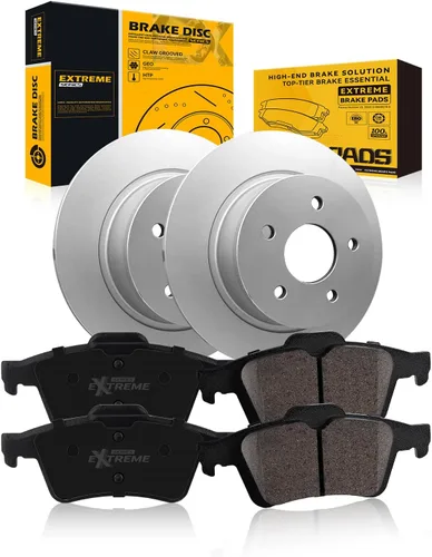 Vista 16 de TOVASTY Kit de freno trasero E-Coated para Honda Civic 2006-2015