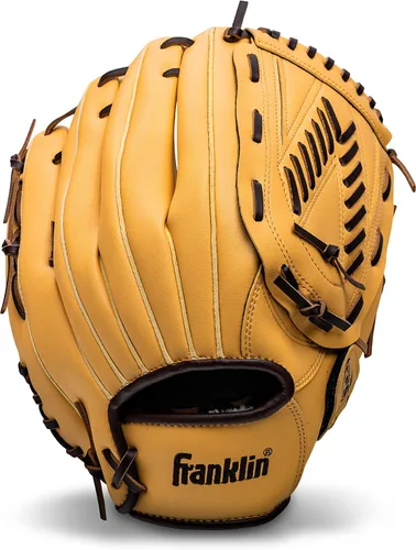 Vista 21 de Franklin Sports Field Master Baseball + Softball Glove - Field Master Adult + Youth Baseball + Softball Mitt - Men's + Women's Gloves - Right Hand