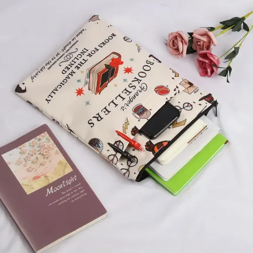 Vista 4 de BLUPARK HP Inspired Book Sleeve HP Potter Regalos Amantes de los libros Fundas de libro para libros de tapa blanda Potter Merch Regalo