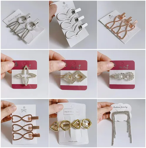 Vista 5 de QTMY 30 pinzas para el cabello para mujeres y niñas, regalo sorpresa, caja de joyería, accesorios de moda