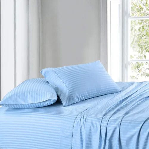 Vista 23 de Sábanas de tamaño Split King con 2 sábanas bajeras individuales XL, color negro, sábanas 100% algodón, bolsillo profundo, satén de algodón fresco