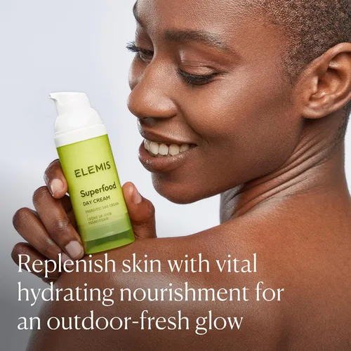 Vista 2 de ELEMIS Superfood Crema de día Hidratante diario prebiótico ligero rico en vitaminas que repone, hidrata y protege para una piel radiante