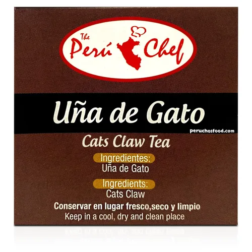 Vista 4 de PeruChef te Uña de Gato Garra de gato 20 Bolsas de té