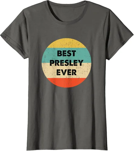 Vista 8 de Camiseta Presley Name, Negro, S