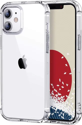 Vista 26 de ONES Funda transparente para iPhone 8 Plus/7 Plus, funda delgada de silicona TPU suave, funda protectora militar contra caídas para teléfono