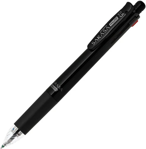 Vista 3 de Zebra BRNJK5BK - Recambio para bolígrafo, Sarasa, NJK-0.5, negro, 10