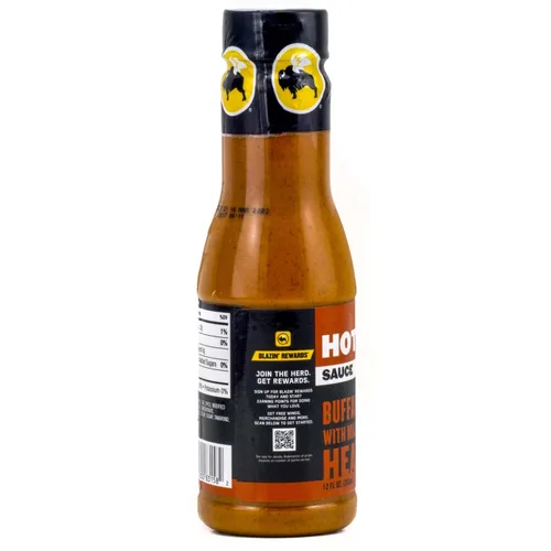 Vista 4 de Buffalo Wild Wings salsa "caliente" botella de 12 onzas