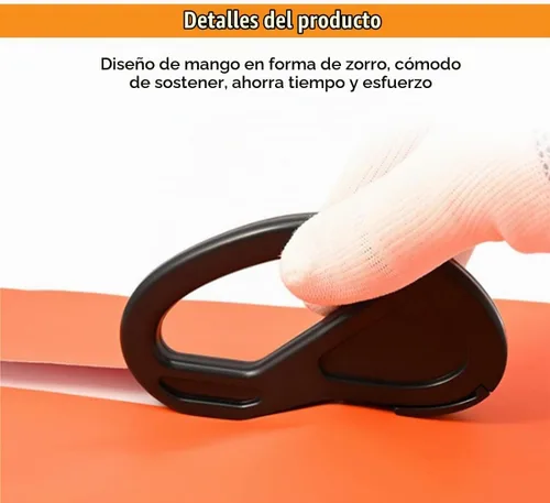 Vista 3 de Snitty - Cortador de papel de regalo, 2 piezas, herramienta de corte de película de vinilo de seguridad con cuchilla, cuchillo de fibra de carbono