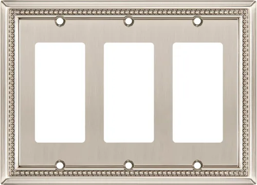 Vista 104 de Henne Bery Sunken Pearls Placa de Pared Decorativa de Servicio Pesado Placa de Interruptor Cubierta de Tomacorriente