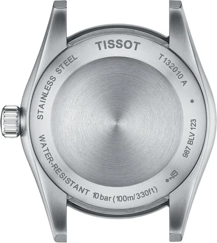 Vista 4 de Tissot para mujer T-My Lady Reloj de vestir de acero inoxidable blanco T132010111100