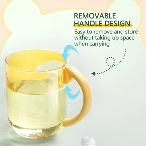 Vista 8 de Lindo soporte portátil para cepillos de dientes de plástico, estuche de viaje para niños con mango desmontable, cepillos de dientes multifunción