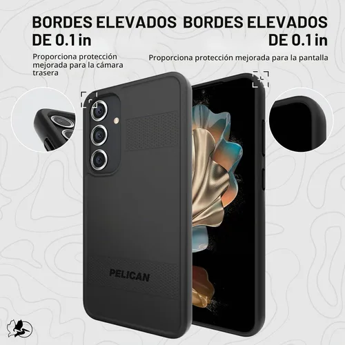 Vista 6 de Pelican Protector - Funda para Samsung Galaxy S24 Plus [6.7 pulgadas] [protección contra caídas MIL-STD de 16 pies] [carga inalámbrica] Funda
