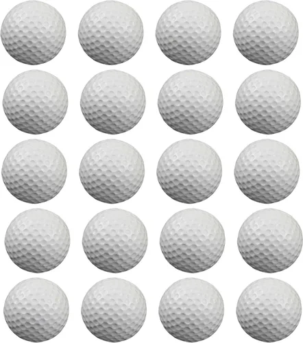 Vista 5 de Scott Edward Pelotas de golf de esponja de práctica de espuma con clip de pelota de golf, suave, elástico, ligero, vuelo limitado, perfecto para 20