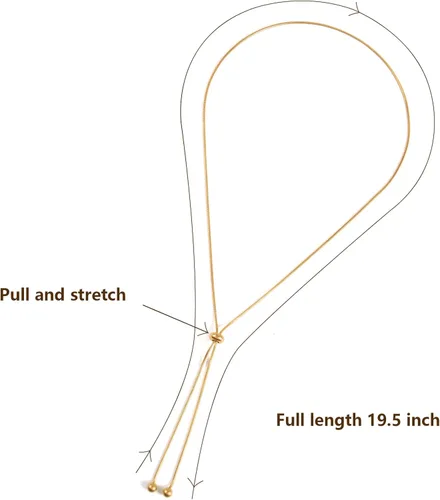Vista 7 de Joya Love Gold Necklace For Women Trendy Necklaces Chain Necklace Dainty Choker Necklace For Women Snake Chain Necklaces Aesthetic Stainless Steel