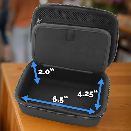 Vista 4 de CASEMATIX Funda de transporte de viaje compatible con lector de sistema POS de terminal cuadrado, no es compatible con papel o accesorios, solo funda