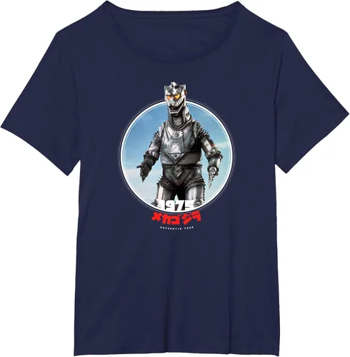 Vista 35 de Godzilla Mechagodzilla 1975 Icons of Toho T-Shirt Asphalt Grey