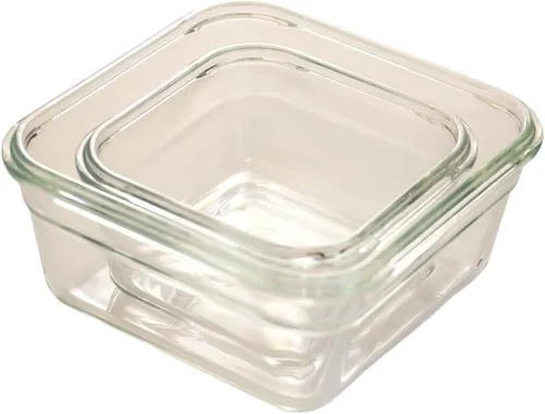 Vista 5 de Cerradura de cristal avanzada para puerta, contenedor de vidrio resistente al calor fácil de abrir, rectangular, juego de 4, grande y pequeño, 2