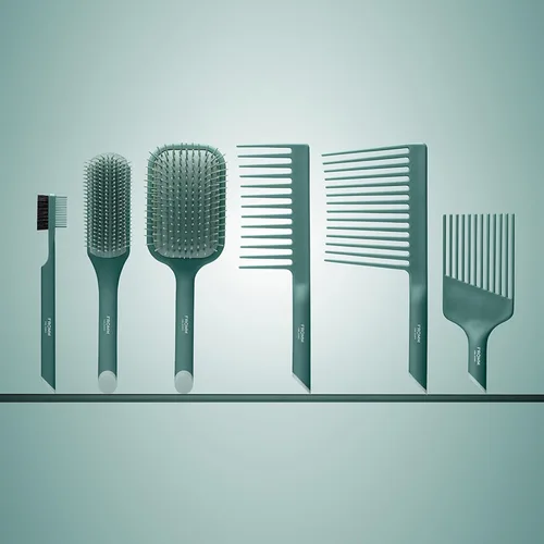 Vista 4 de Fromm Professional Curl Studio - Pinza de cabello de 6 pulgadas para dar volumen, desenredar y peinar cabello húmedo y seco, rizado, rizado